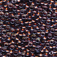 Miyuki 6/0 Rocaille Bead - 6-93206 - Magic Plum Copper Lined Crystal