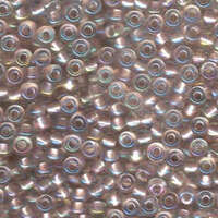 Miyuki 6/0 Rocaille Bead - 6-93641 - Pearlized Crystal AB Lined Blush