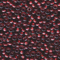 Miyuki 6/0 Rocaille Bead - 6-93804 - Pearlized Amethyst Lined Burgundy