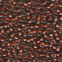 Miyuki 6/0 Rocaille Bead - 6-93813 - Pearlized Amber Lined Copper