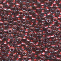 Miyuki 6/0 Rocaille Bead - 6-93816 - Pearlized Crystal Lined Burgundy