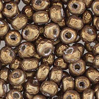 Miyuki 6/0 Rocaille Bead - 6-93955 - Baroque Pearl Antique Brass