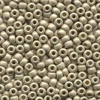 Miyuki 6/0 Rocaille Bead - 6-94201F - Matte Duracoat Galvanized Silver