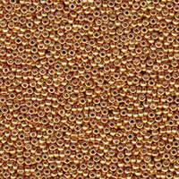 Miyuki 6/0 Rocaille Bead - 6-94203 - Duracoat Galvanized Yellow Gold