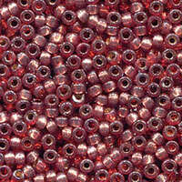 Miyuki 6/0 Rocaille Bead - 6-94245 - Duracoat Silver Lined Dyed Nutmeg