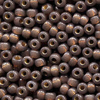 Miyuki 6/0 Rocaille Bead - 6-94250 - Duracoat Silver Lined Dyed Taupe