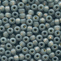 Miyuki 6/0 Rocaille Bead - 6-94251 - Duracoat Silver Lined Dyed Smoke Grey