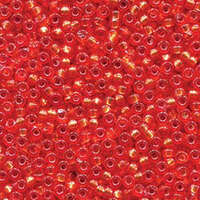 Miyuki 6/0 Rocaille Bead - 6-94264 - Duracoat Silver Lined Dyed Pumpkin