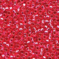 Miyuki 6/0 Rocaille Bead - 6-94266 - Duracoat Silver Lined Dyed Fuschia