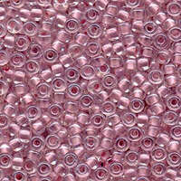 Miyuki 6/0 Rocaille Bead - 6-94607 - Inside Dyed Pearlized Bright Pink
