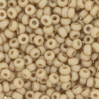 Miyuki 6/0 Rocaille Bead - 6-94691 - Frost Opaque Glaze Rainbow Ivory