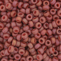 Miyuki 6/0 Rocaille Bead - 6-94695 - Frost Opaque Glaze Rainbow Cardinal