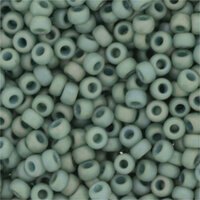 Miyuki 6/0 Rocaille Bead - 6-94701 - Frost Opaque Glaze Rainbow Celadon