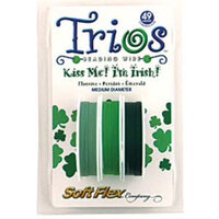 Soft Flex Trios- .019 in (0.48 mm) - Kiss Me Im Irish - 10ft / 3m spool