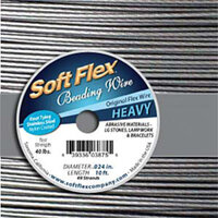 Soft Flex- .024 in (0.61 mm) - Satin Silver - 10ft / 3m spool