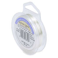 Silver Plated - Tarnish Resistant Silver - 28 Gauge (.32 mm) - 40 yd (36.5 m) - AWS-28S-10-40YD