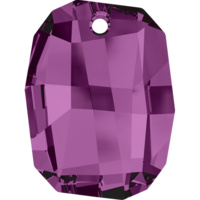 6685 - 19mm - Amethyst (204) - Graphic Crystal Pendant
