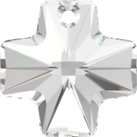6866 - 20mm - Crystal (001) - Square Cross Crystal Pendant