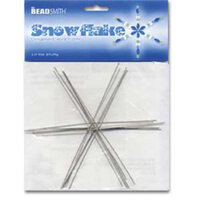 Wire Snowflake - 6" .8mm Thick - 6 Pieces - WS6