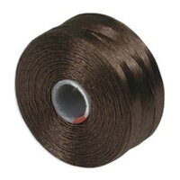 S-Lon D Bead / Macrame Cord (TEX45) - Brown - SLD-BR