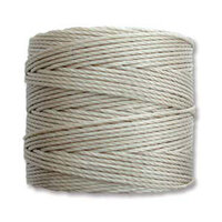 S-Lon Standard Twist Bead / Macrame Cord (TEX210) - Light Grey - SLBC-LGY