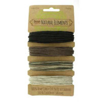 1.0mm Hemp Cord Neutral Mix - 4 x 9m Card - HEMP4200