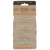 Assorted Hemp Cord Natural -  Card - HEMP4300