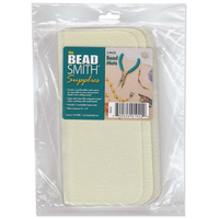 8" x 8" (20cm x 20cm) Cream Bead Mats (Pack of 2) - BM2
