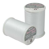 Miyuki Bead Crochet Thread White - Size 8 / 0.45mm - 25m - MBC8-WH
