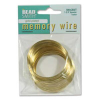 Memory Wire 1 3/4in 1 Oz Gold Plated - Bracelet - CBWG17570
