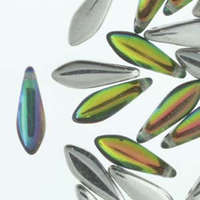 Dagger 5mm x 16mm Backlit Utopia 25 Bead Strand - DGR51600030-28102