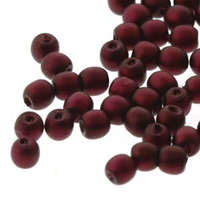 2mm Czech Glass Pearl - 150 Bead Strand - PRL02-17965M - Matte Burgundy
