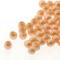 2mm Czech Glass Pearl - 150 Bead Strand - PRL02-70424M - Matte Pink