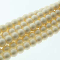 8mm Czech Glass Pearl - 75 Bead Strand - PRL08-70440M - Matte Cream