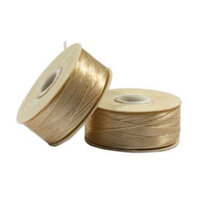 Nymo B (0.20mm) Champagne - Bobbin - 72 yards / 65m - NYMBCH