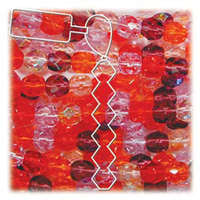 6mm Melonberry Mix Round Faceted Beads, 25 Bead Strand - 6-FPR06MIX10 (Discontinued)