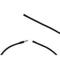 Rubber Tube Lock Cord 3mm Black - 18" - RBT03BLACK