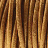 1.5mm Indian Leather Metallic Indian Sun - 25 Yards - 22.5 Metres Roll