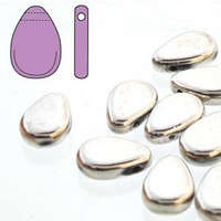Tear Drop Beads - 30 Bead Strand - 9mm x 11mm - TD911-23980-27000 -  Jet Full Labrador