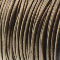 1mm Indian Leather Metallic Kansa - 25 Yards - 22.5 Metres Roll