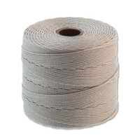 S-Lon Fine Twist Bead / Macrame Cord (TEX135) - Silver - SL135-SLV