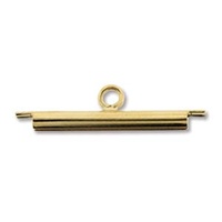 20mm Miyuki Slide Tube - Gold Plate