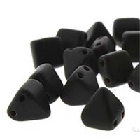 Pyramid Stud 6mm - Matte Jet - PYR0623980-84100 - 25 Bead Strand