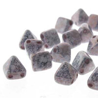 Pyramid Stud 6mm - Chalk Terracotta Copper - PYR0602020-15435 - 25 Bead Strand