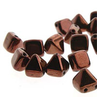 Pyramid Stud 6mm - Jet Lila Vega - PYR0623980-15726 - 25 Bead Strand