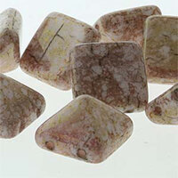 Pyramid Stud 12mm - Chalk Terracotta Red - PYR1202020-15495 - 12 Bead Strand