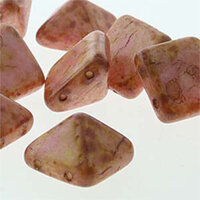 Pyramid Stud 12mm - Chalk Travertine Brown - PYR1202020-65307 - 12 Bead Strand