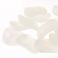 Petal 14mm x 13mm - Matte Crystal AB - PTL1413-00030-M28701 - 50 Bead Strand