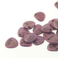 Petal 8mm x 7mm - Chalk Vega - PTL87-02020-15726 - 80 Bead Strand