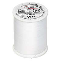 Nozue Sonoko 78D-TEX Beading Thread - 110 Yard / 100m Spool - White - NS78WH